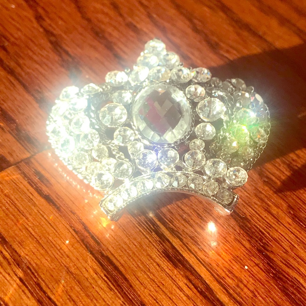 Crown brooch